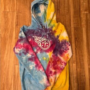 NFL Tie-Dye Hoodie - Blue, Yellow, Pink